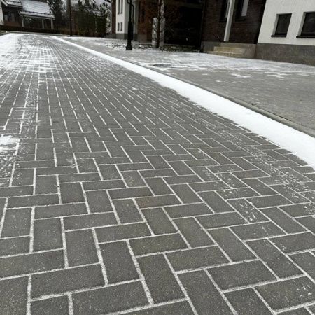 Брусчатка Нобетек 2П4ф Прямоугольник Серая