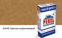 Цветная декоративная затирочная смесь Perel RL светло-коричневая Зима