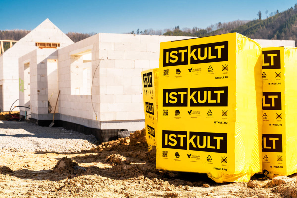 Пеноблоки Istkult Егорьевск стеновые 625х300х250, D600
